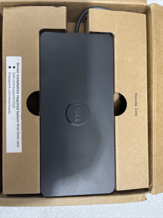 Dell UD22 Universal Dock USB-C Docking Station K22A w/ 130W Adapter GPVYV H1 D1