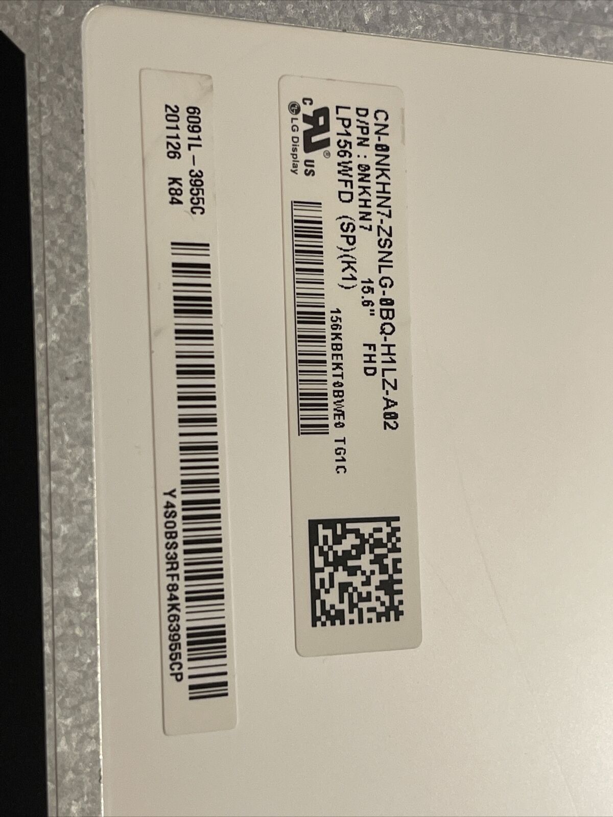 GENUINE OEM DELL TOUCH LCD LED SCREEN FHD 40 Pin LP155WFD NKHN7 H2 S3