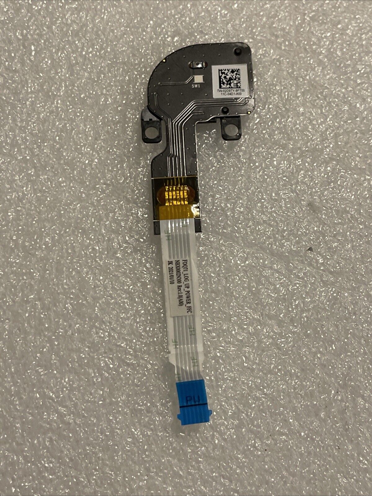 Dell Alienware m17 R3 R4 Power Button Switch Board W/ Cable 2D9TY 02D9TY B1