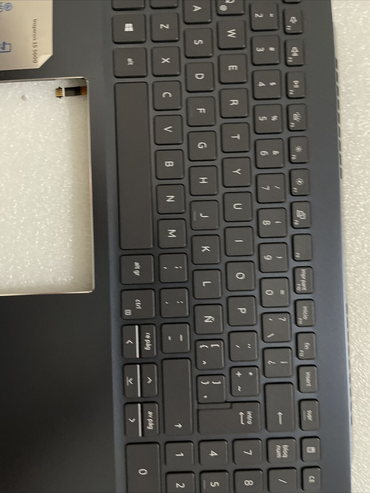 Genuine Dell Inspiron 15 5501 LCD Palmrest SPANISH Backlit Keyboard P93G9 H1 P4