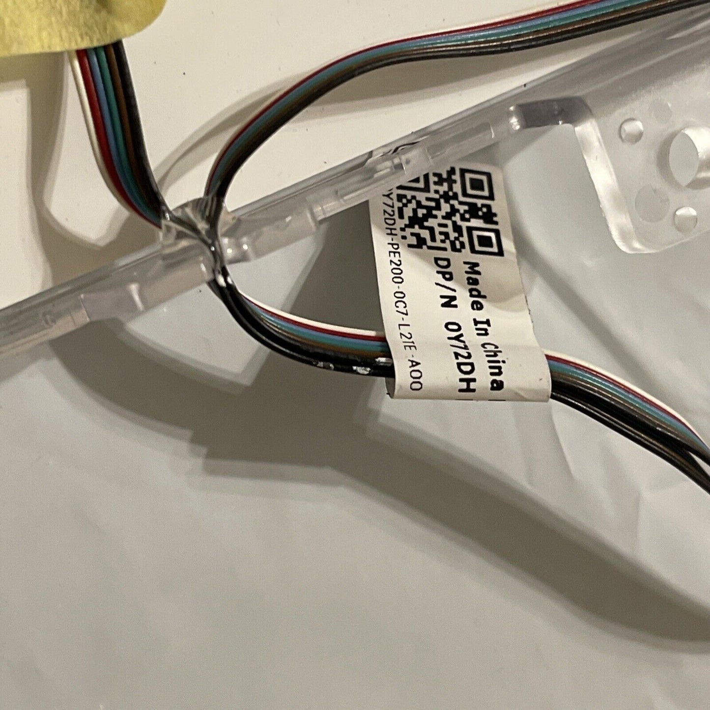 Right Tron Light Board, Dell Aurora Right side LED replacement Y72DH 0Y72DH