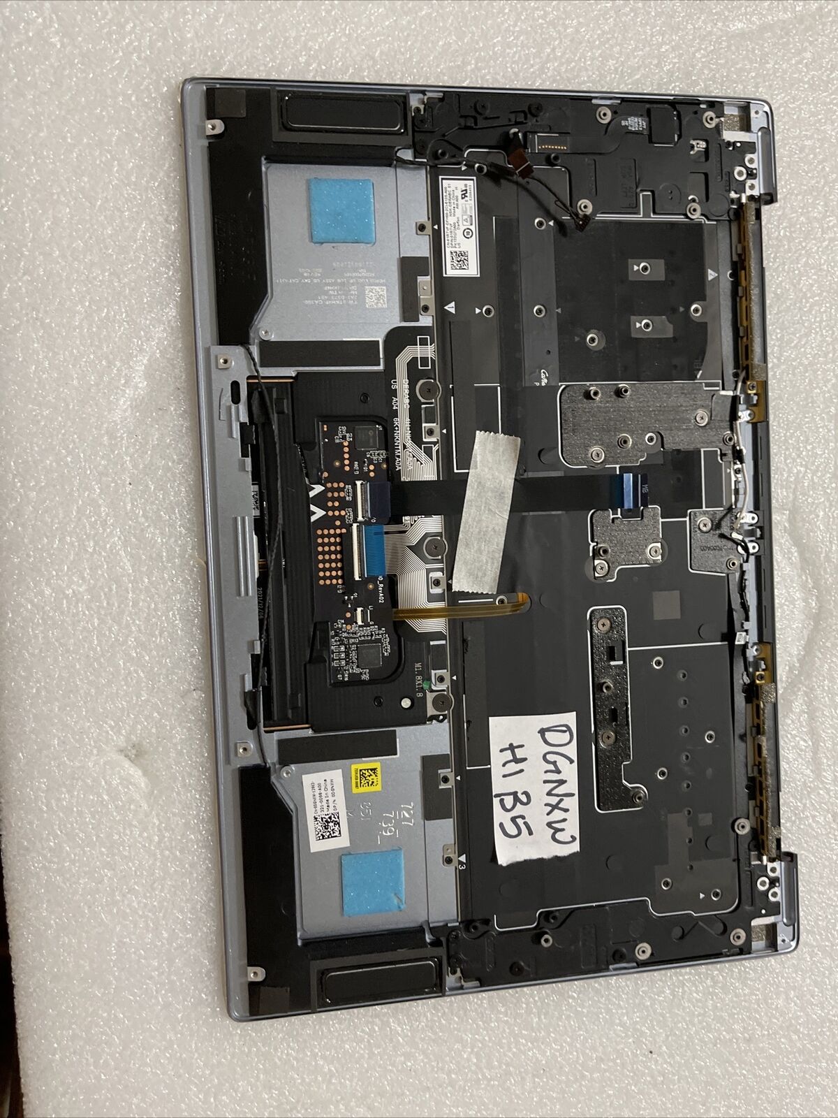 Genuine Dell XPS 9315 Touchpad Palmrest Keyboard Spkers SkyBlue TKH4F DGNXW H1B5