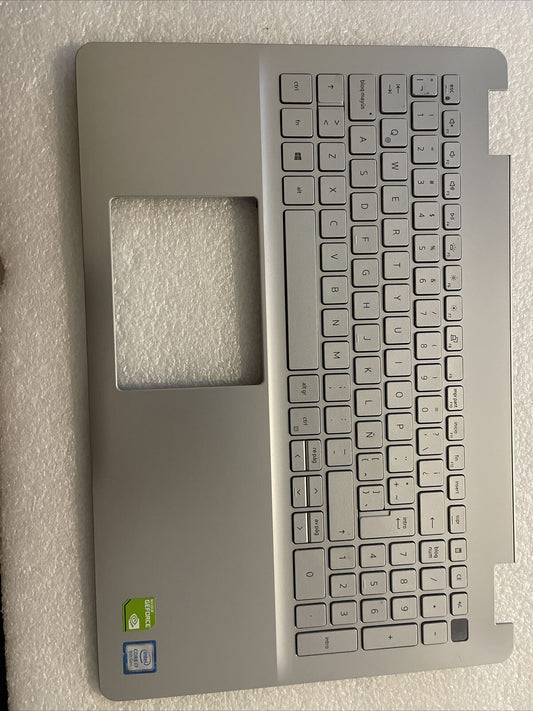 Dell Inspiron 15 5584 Laptop Palmrest Spanish Backlit Keyboard D27G0 DFX5J S2 P5