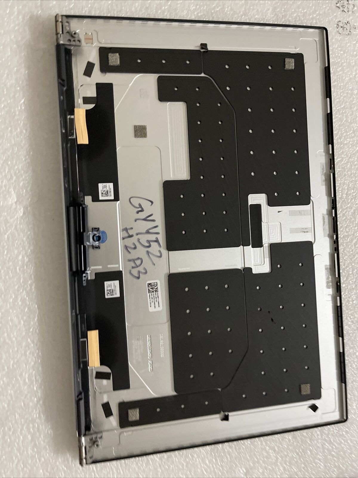 Dell OEM XPS 15 9500 FHD LCD Back Cover Panel w/ Hinges No-TS GYY52 0GYY52 H2 A3