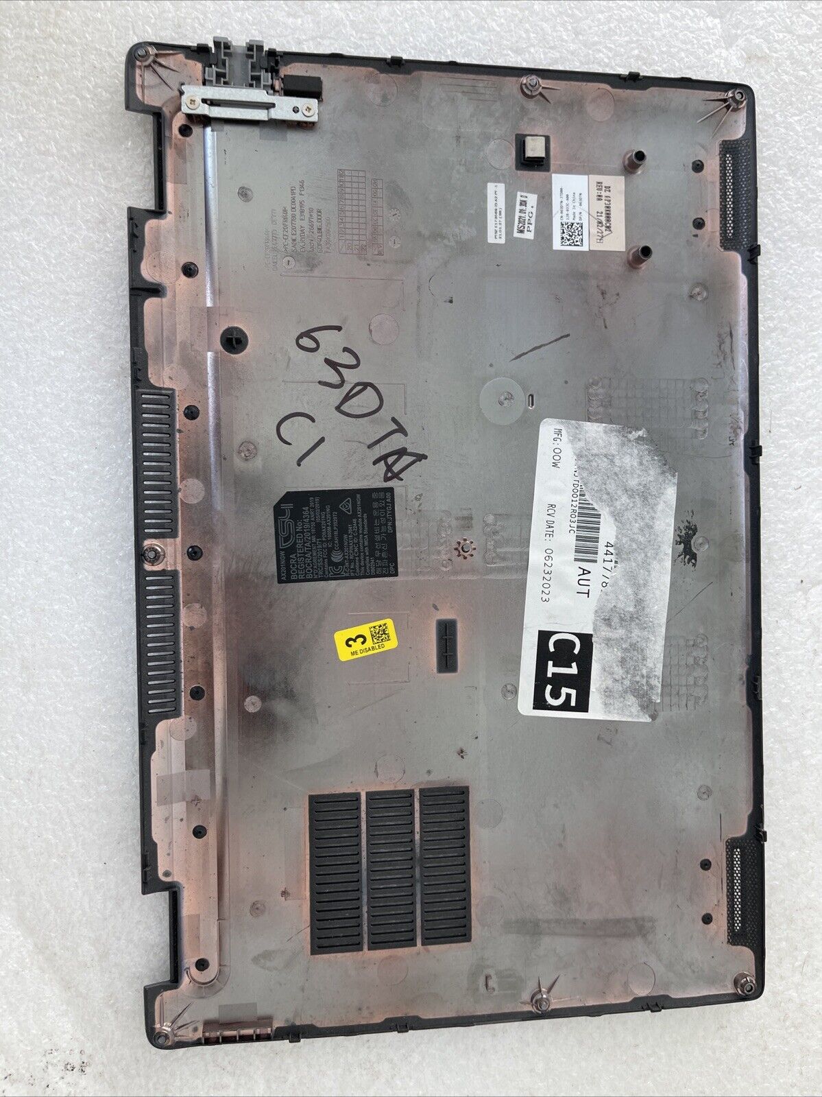 Genuine Dell Latitude 5420 E5420 Bottom Base Lower Back Cover 063DTN 63DTN C1