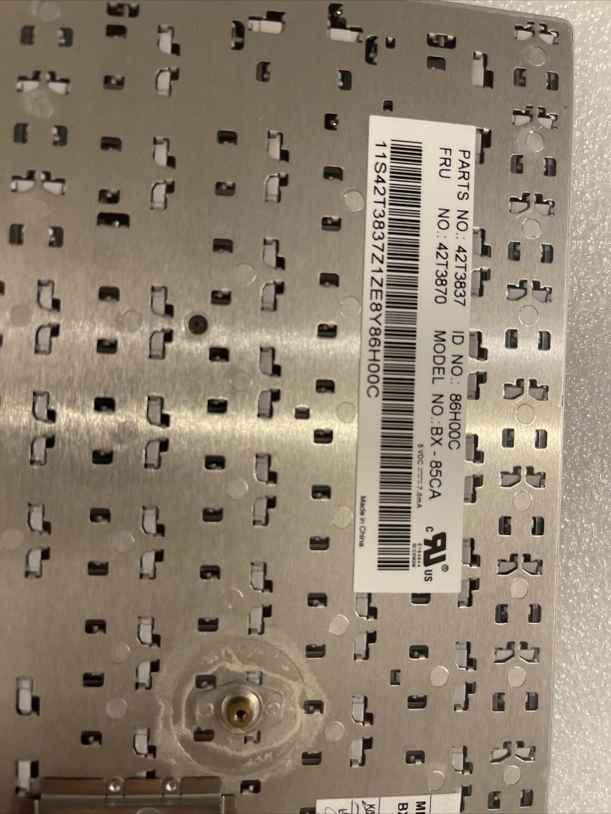 Genuine Lenovo ThinkPad SL500 AZERTY Keyboard French Layout 42T3837 42T3870 B1