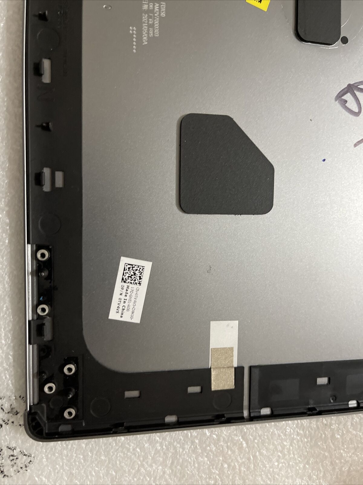 Genuine Dell Precision 15 7550 Laptop LCD Back Rear Cover TV4V5 P9C34 S4 B9