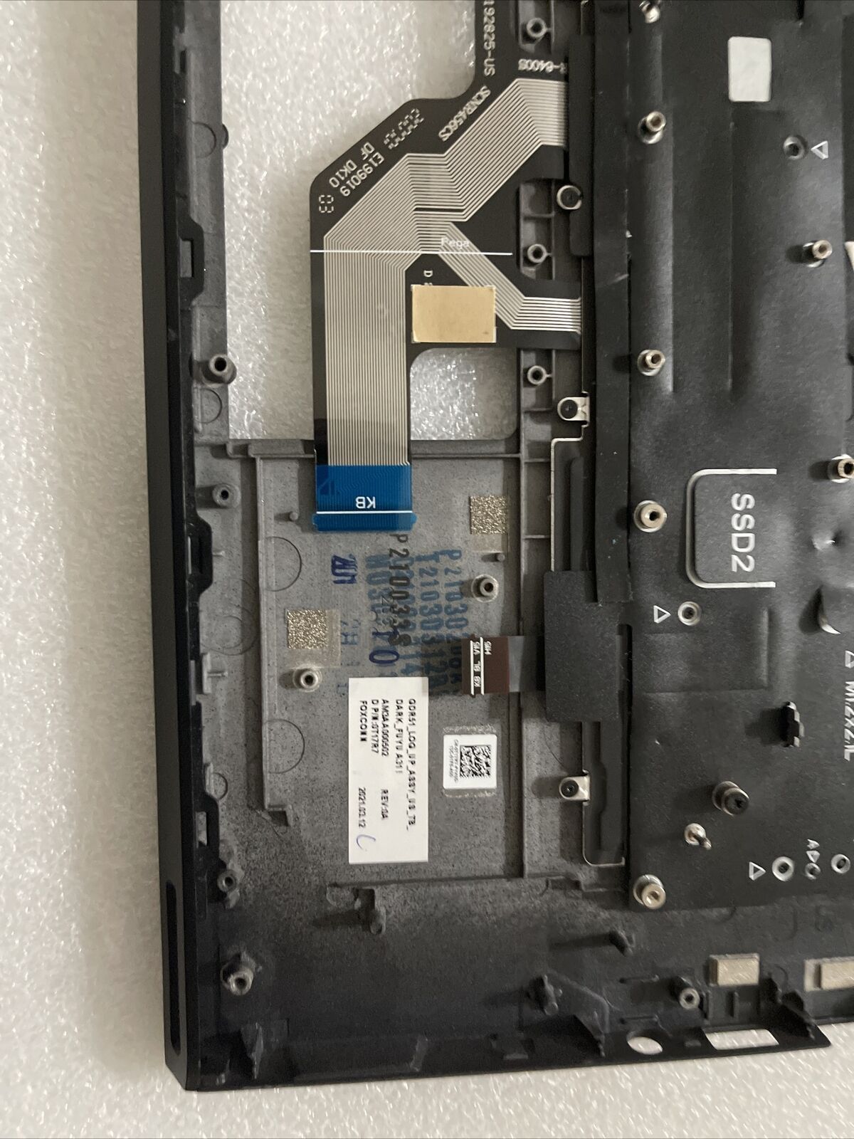 Genuine Dell Alienware M15 R4 Palmrest US English Backlit Keyboard T17R7 SF P6