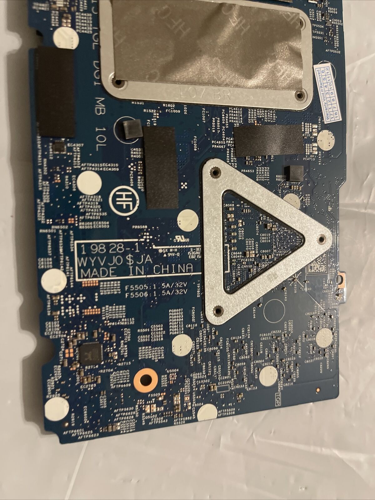 Oem Dell Inspiron 7506 2-in-1 Intel i7-1165G7 2.8GHz 16GB Motherboard G72HV B1