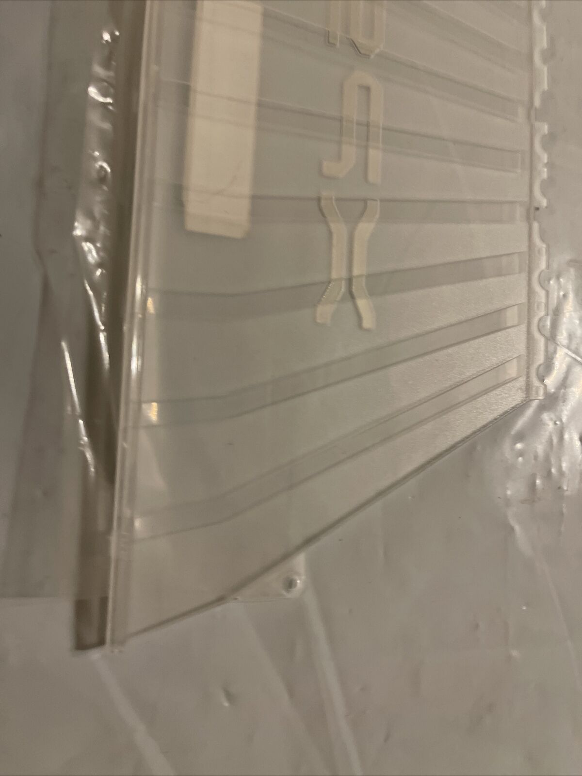 Dell OEM XPS M1730 Decorative Inserts LCD Back Cover Bone White MM505 0MM505