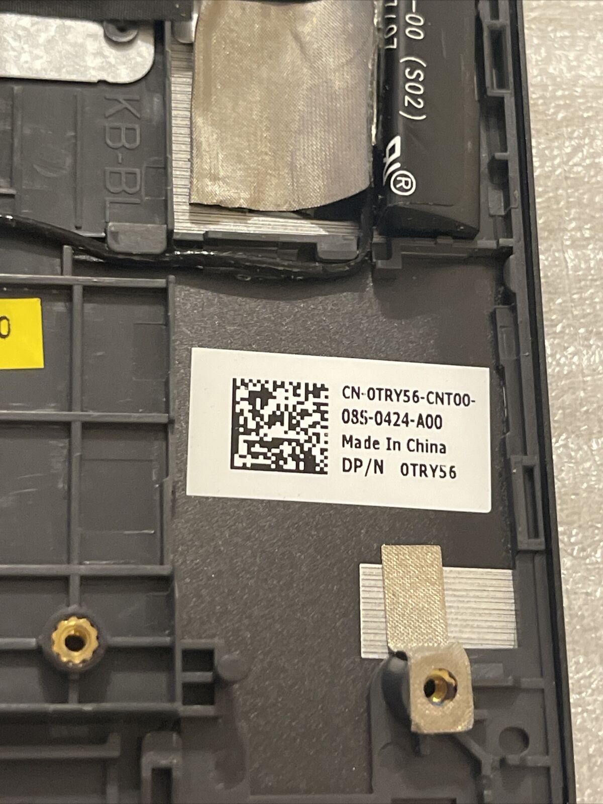 Genuine Dell Vostro 5300 5301 Laptop Palmrest US EN Backlit Keyboard TRY56 P3