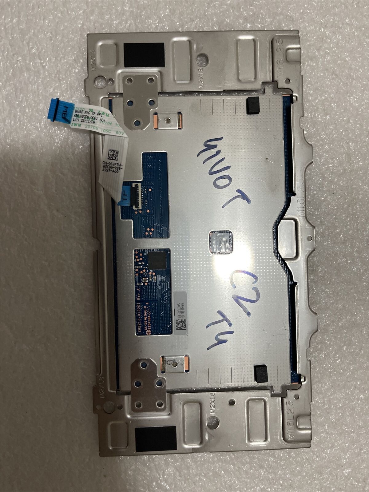 New Dell Inspiron 16 7630 Touchpad W Base Silver I7630-7312SLV-PUS 41V0T C2T4