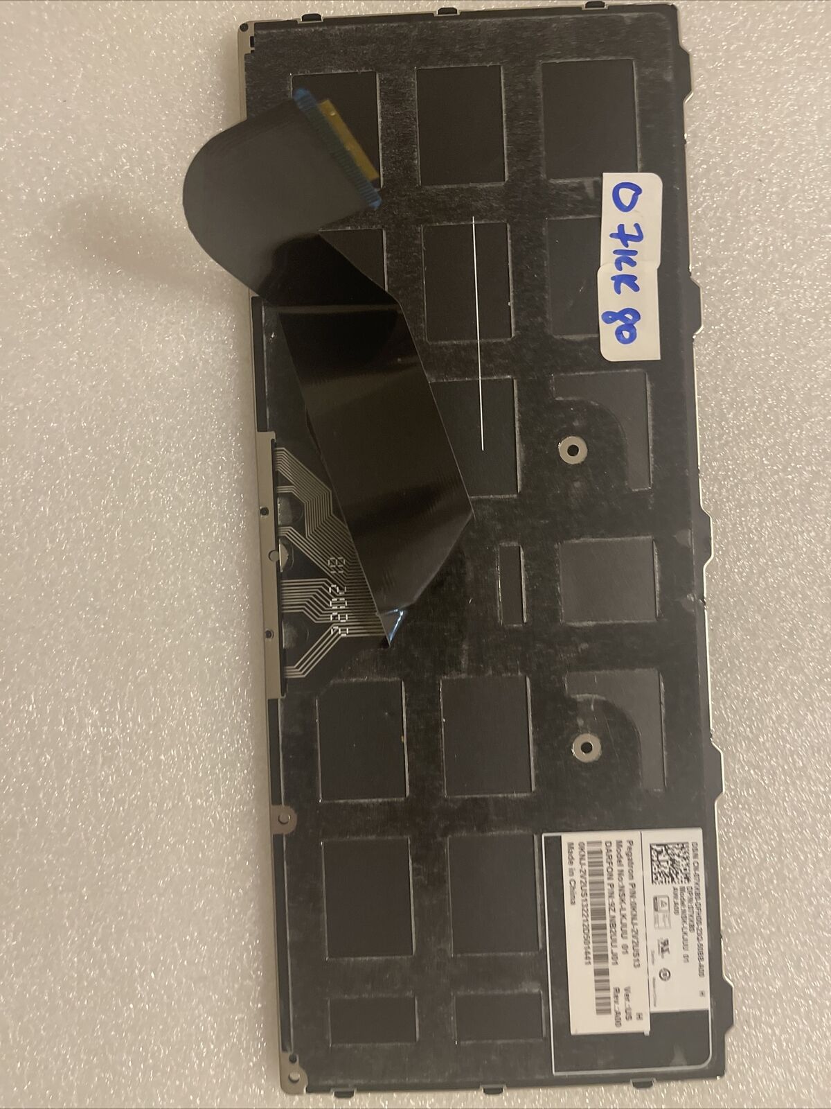 Genuine DELL Rugged 7330 5430 US English Non Backlit Keyboard 0KNJ 7KK80 07KK80