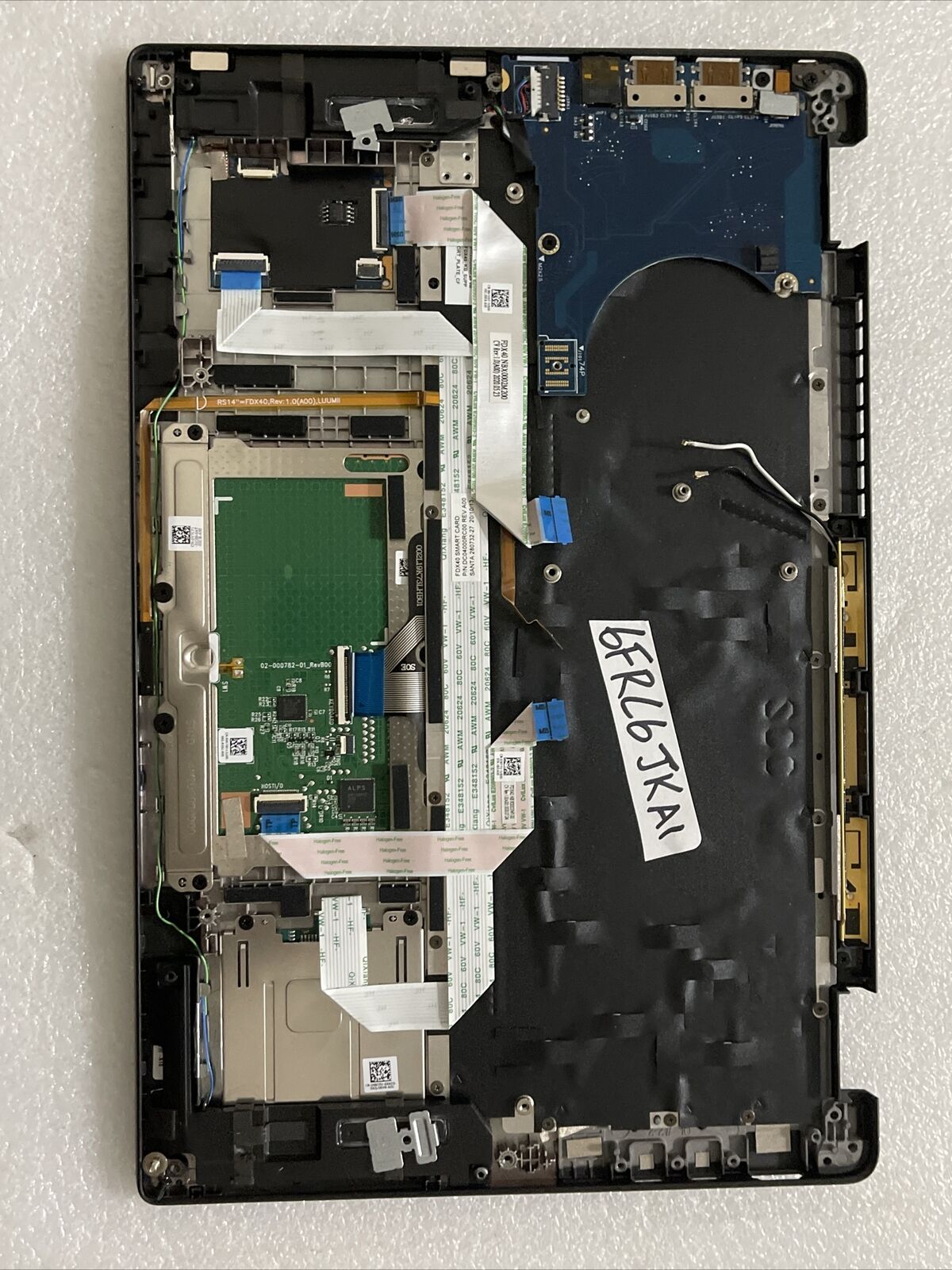 Dell Latitude 14” 7410 Laptop Palmrest US Backlit Keyboard Extras 6FRC6 JK A1