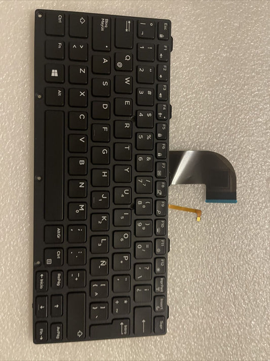 OEM Dell Latitude Rugged 5404 7404 7204 7214 SPANISH BACKLIT KEYBOARD 92HF3