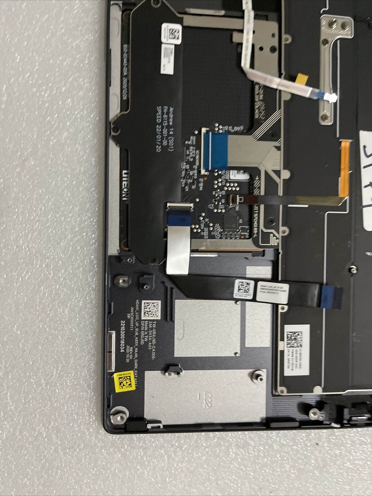 Genuine Dell Latitude 9430 Keyboard Palmrest Gray R0J9D YF2N3 J1 P9 Grade A