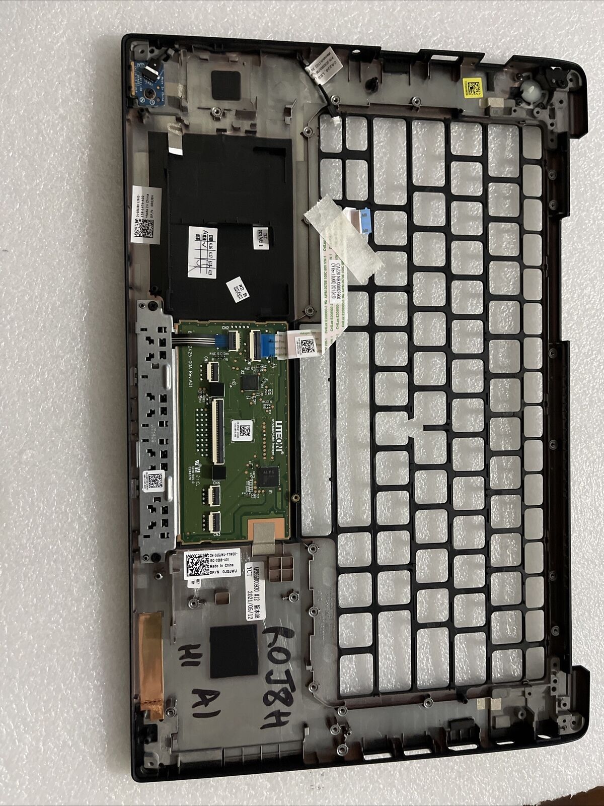 New OEM Dell Latitude 7490 Laptop Palmrest Touchpad 0JGJWJ 0R0J8H H1 A1