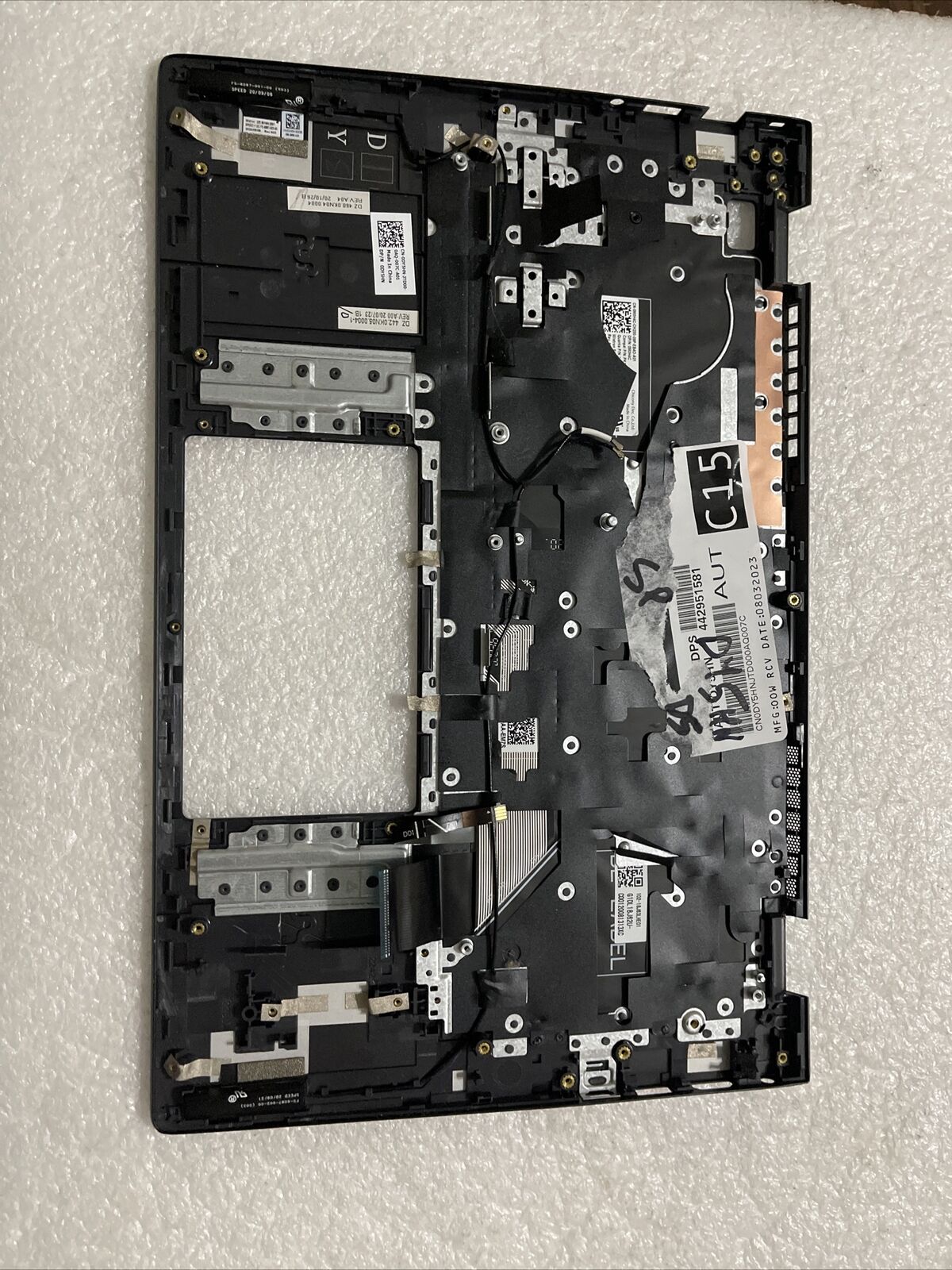 Dell Vostro V5401 5401 Laptop Palmrest English Backlit Keyboard DY5HN SP D5