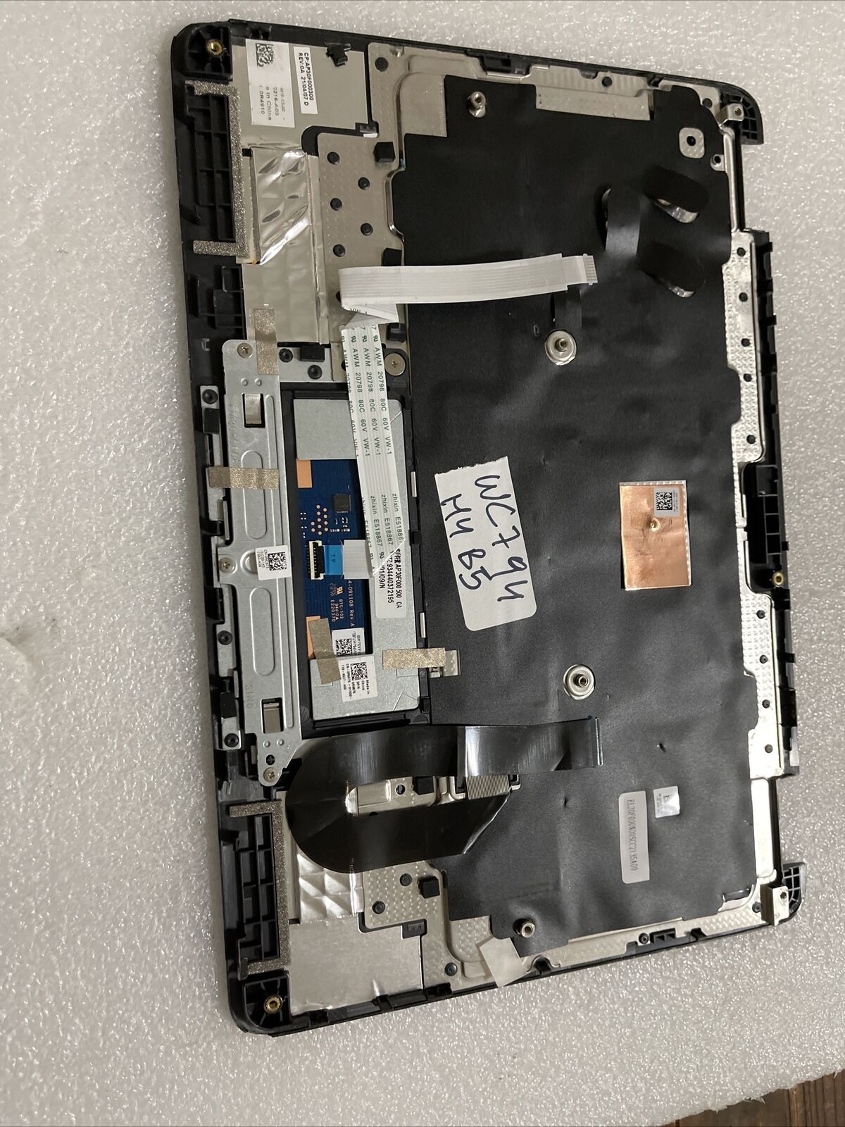 Genuine Dell Latitude 3120 US Keyboard Palmrest Touchpad P6149 R4910 WC794 H4B5