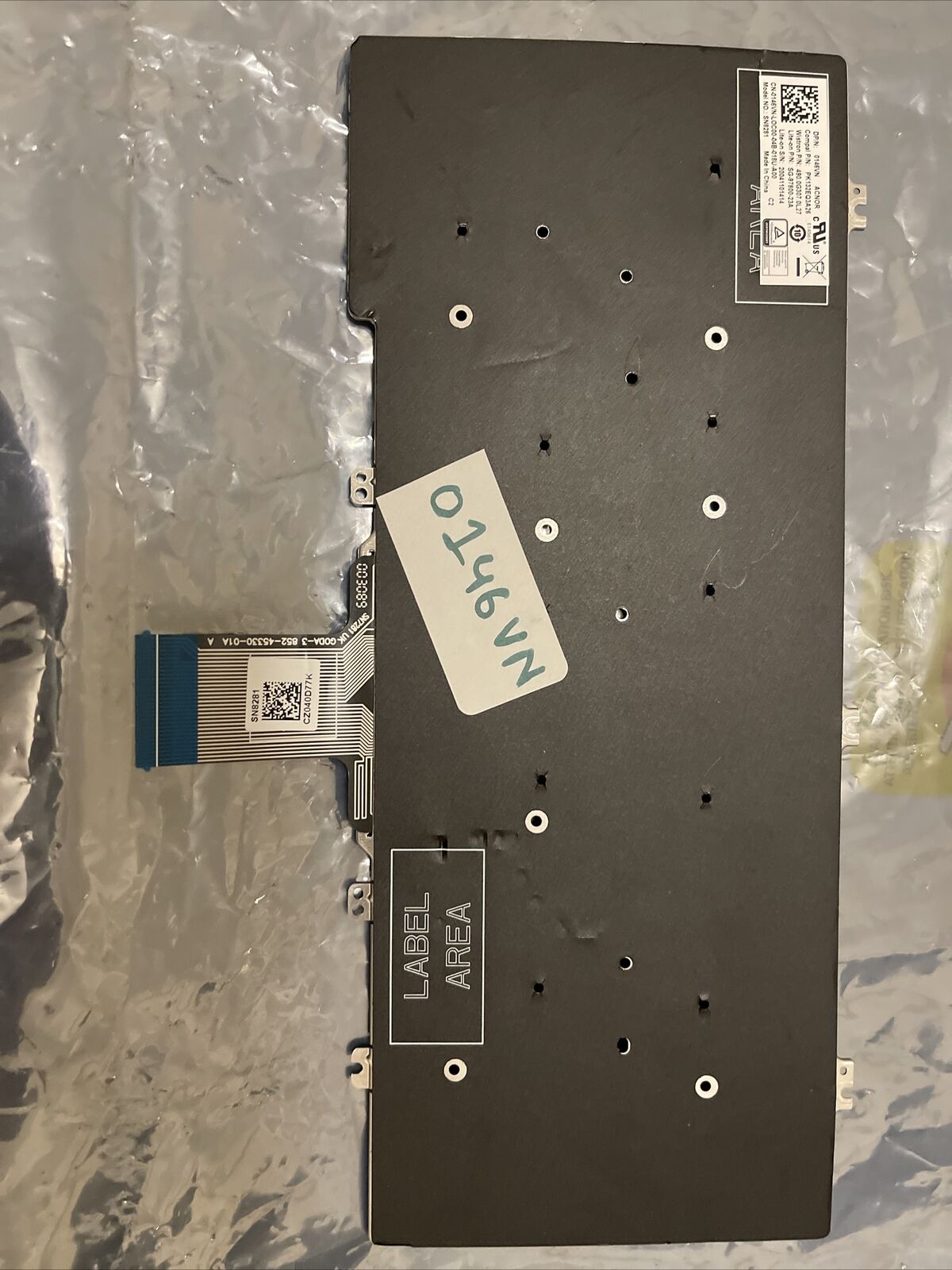 OEM Dell Non-Backlit Laptop Keyboard FR-CAN-146VN 0146VN