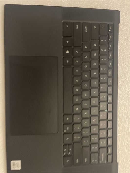 OEM Dell XPS 9500 Laptop Palmrest Touchpad US/EN Backlit Keyboard DKFWH H4 D5