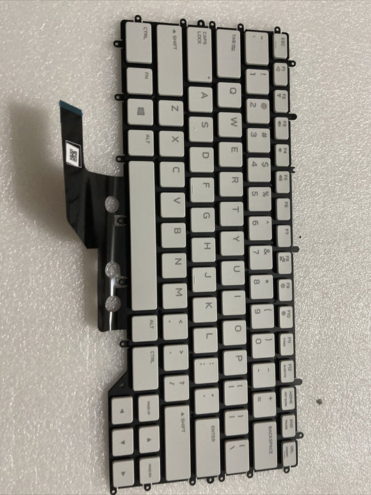 Genuine Dell Alienware M15 R2 Lunar Light RGB Laptop Keyboard Y79F6 00T44R N1 B4