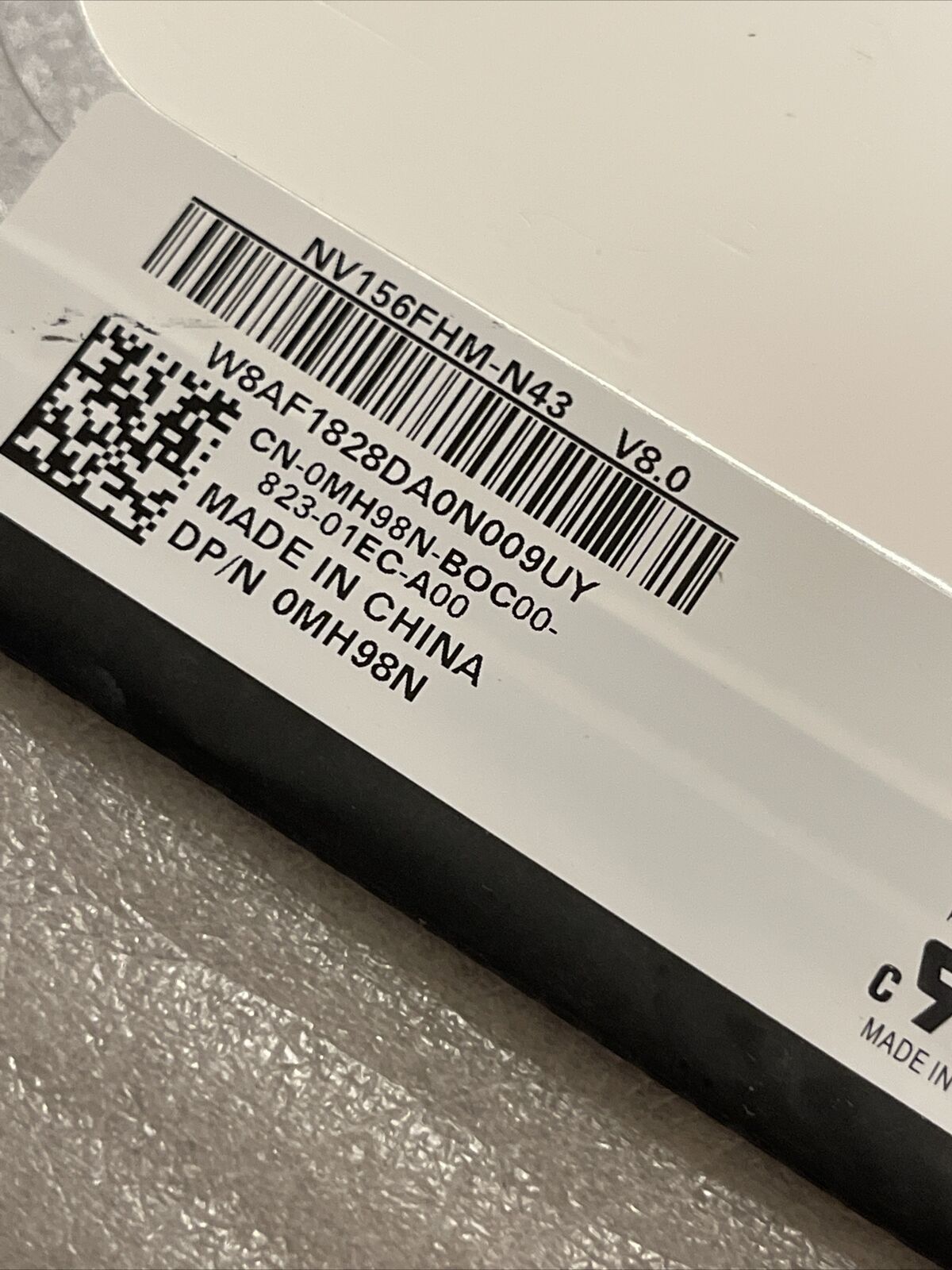 Dell Precision 7510 LED LCD Screen 15.6" FHD IPS Display NV156FHM-N43 0MH98N S5