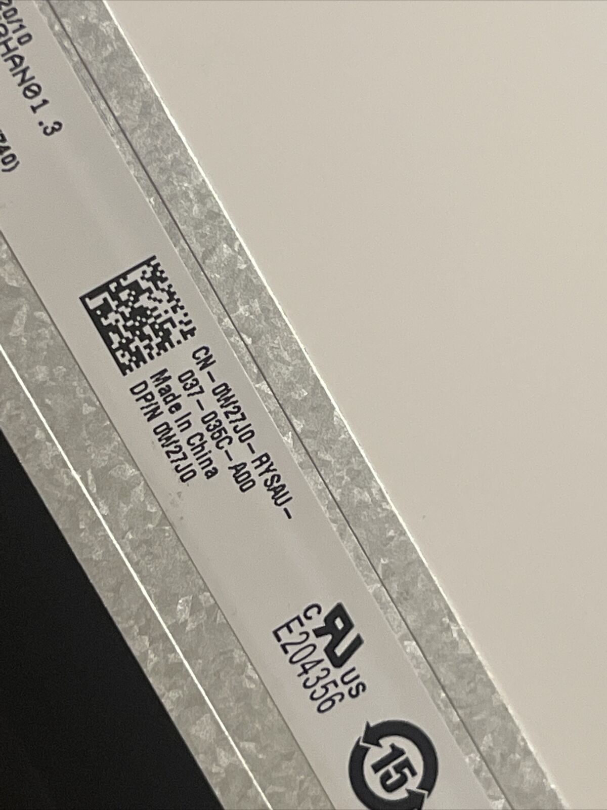 Dell Inspiron 17 3780 17.3 FHD 1920x1080 LCD B173HAN01.3 W27J0 T2 S5