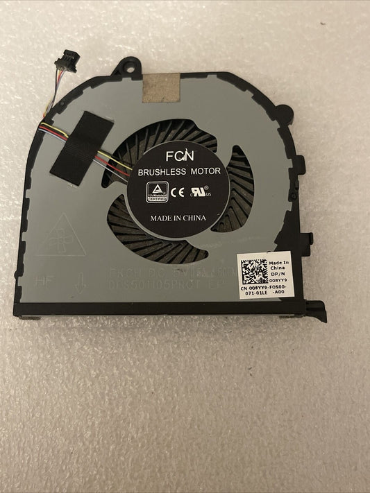 Genuine Dell XPS 15 9570 Laptop CPU GPU Cooling Fan 008YY9 08YY9 P2