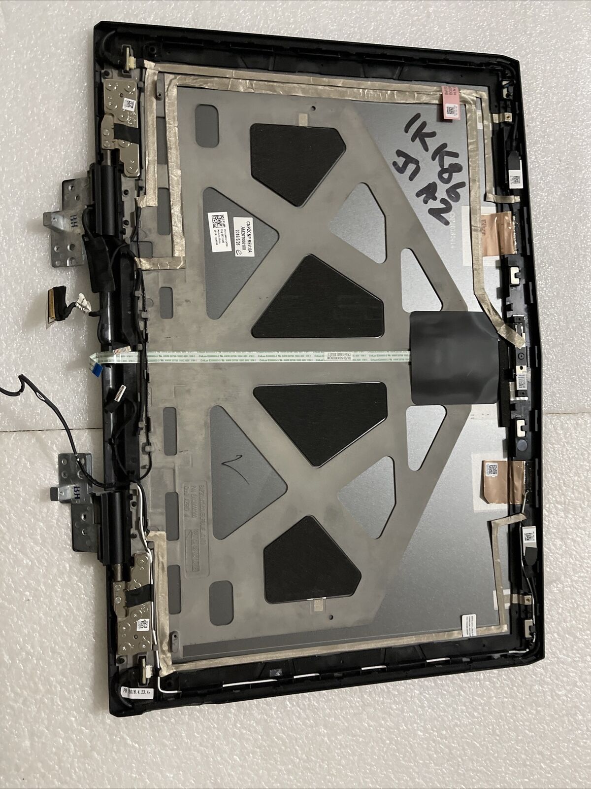 OEM DELL ALIENWARE 17 R5 LCD Rear Back Top Cover Camera Cables Hinges 1KK86 J1A2