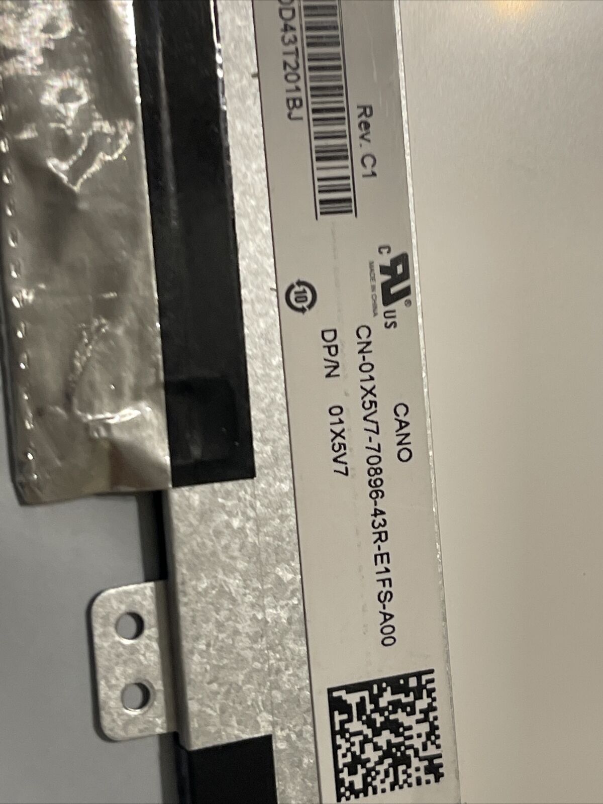 Oem Genuine Dell Dell Display 14" HD LCD LED Screen   1X5V7 01X5V7 S1