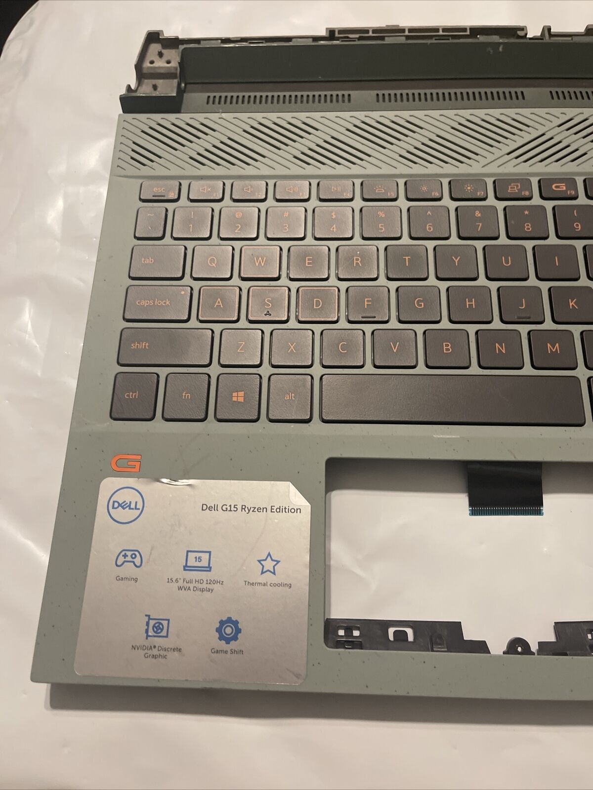 Genuine DELL G15 5510 5511 5515 Palmrest Keyboard 04CKKP 4CKKP T1