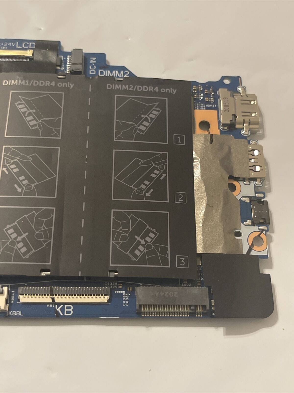 Oem Dell Inspiron 14 5400 2in1 intel i5-1035G1 1.00GHz Motherboard XWV63 H1 B4