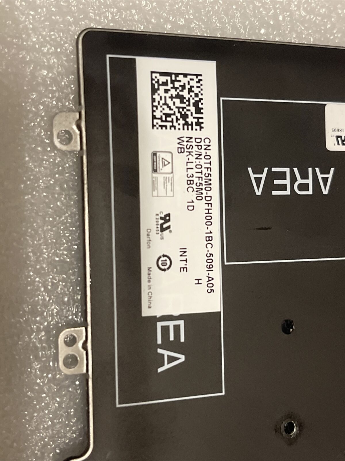 Dell Precision 3510 3520 3530 M3510 M3520 7510 7520 M7510 Backlit TF5M0 0TF5M0