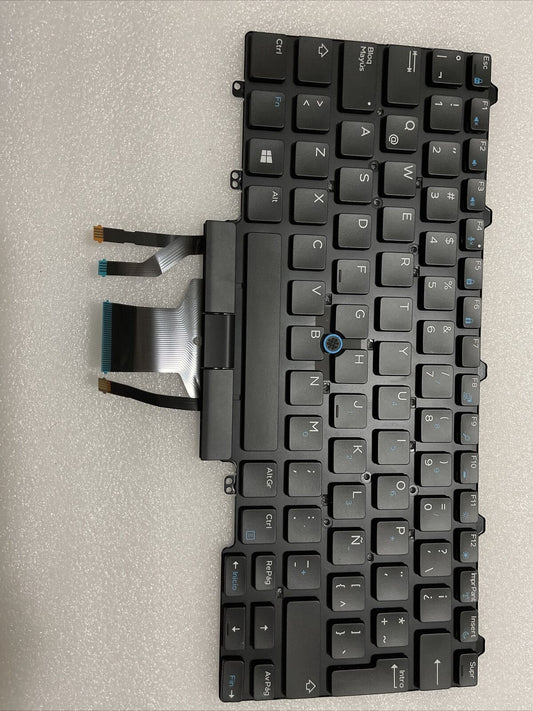 Spanish Dell Latitude 5490 7490 5495 Laptop Backlit Keyboard G30V9 0G30V9 H1