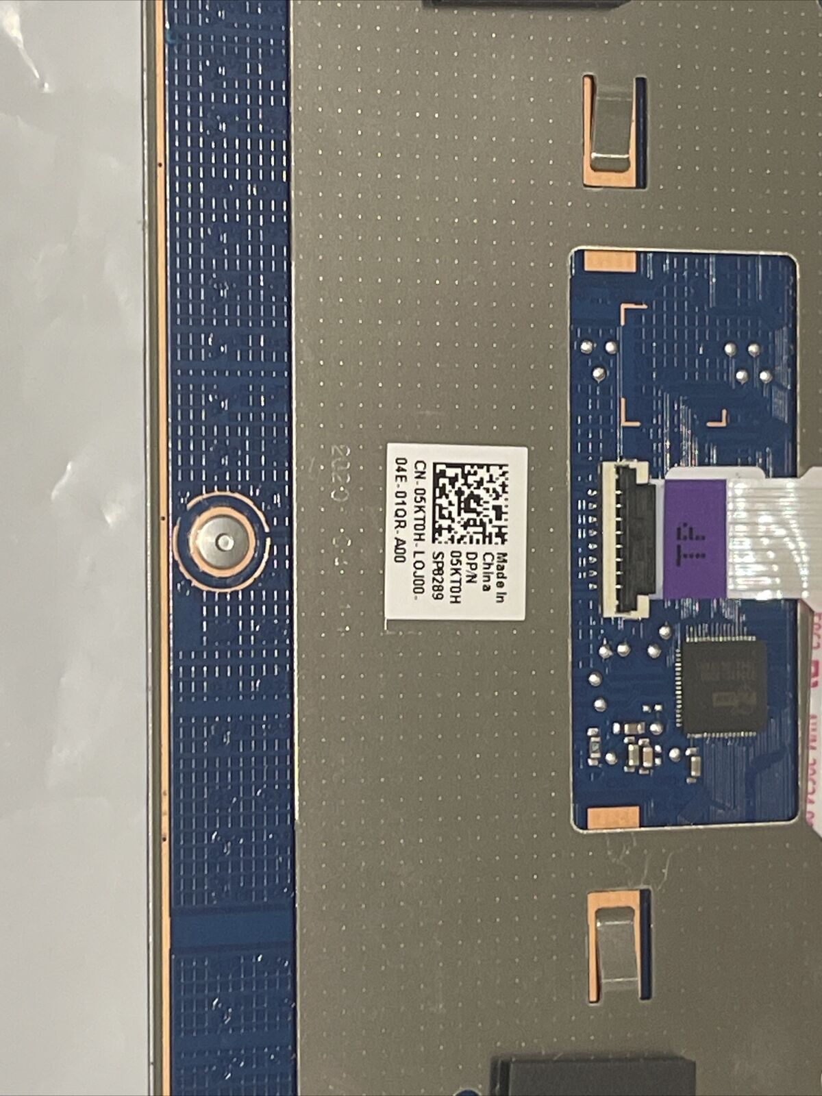 Genuine Dell Inspiron 13 7390 LCD Touchpad Sensor Board Cable Silver 5KT0H B2
