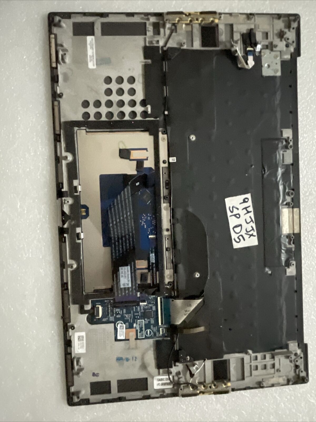 Dell XPS 17 9710 Laptop Palmrest US/EN Backlit Keyboard Speakers 9HJJX H2 D5