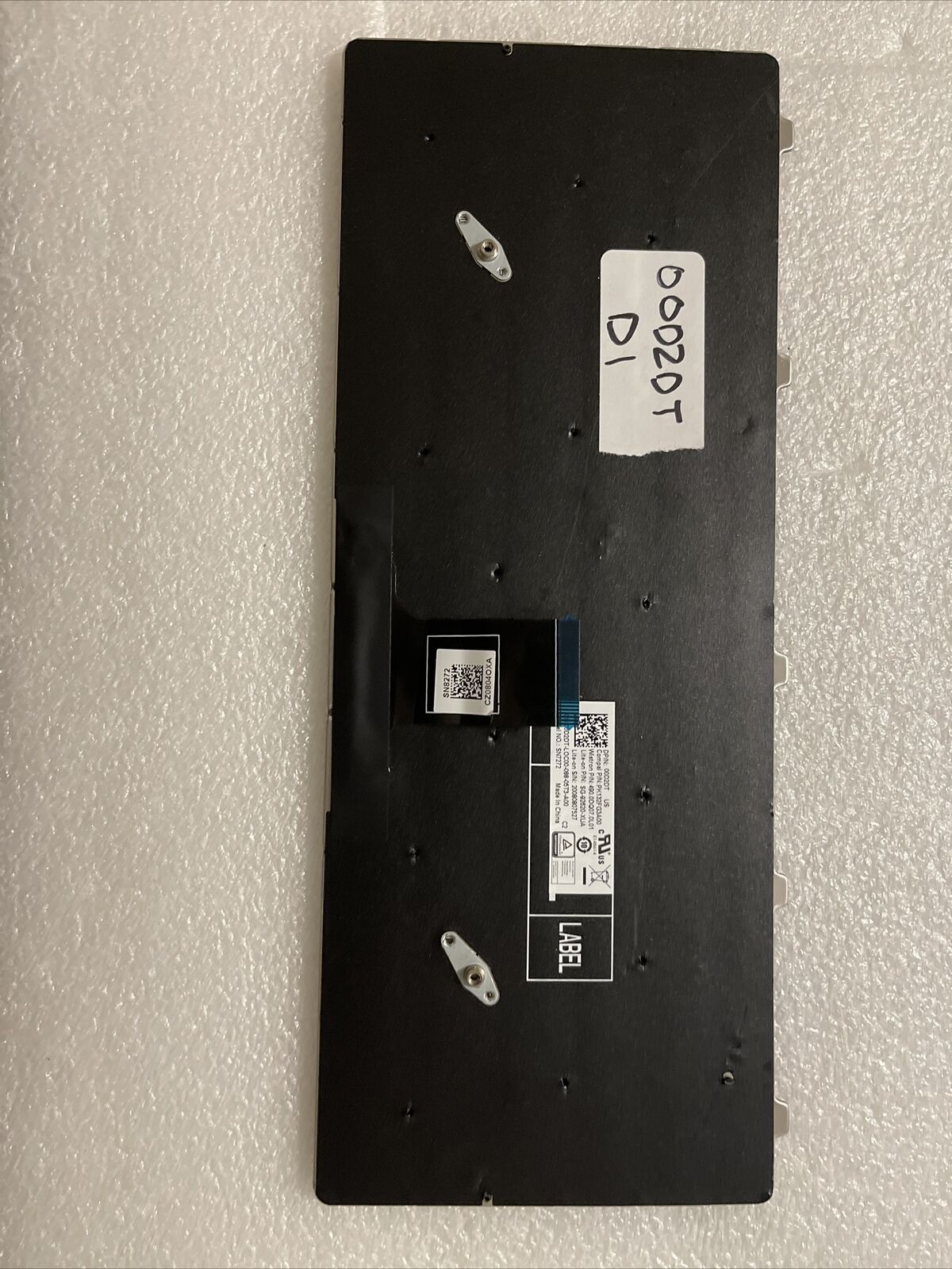Genuine DELL Chromebook 11 3100 3110 3180 3189 5190 Keyboard 00D2DT 0D2DT sm4
