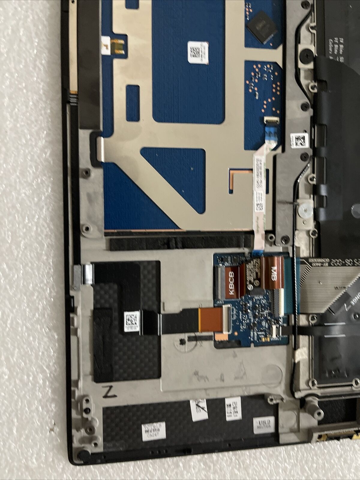 Dell XPS 9530 Laptop Palmrest Touchpad US Backlit Keyboard VHN0D H4P3 Grade A