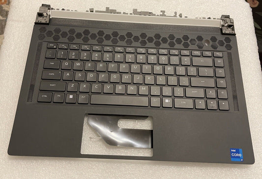 Genuine Dell Alienware x15 R1 Laptop Palmrest US RGB BCL Keyboard 0V6M0K JTP4