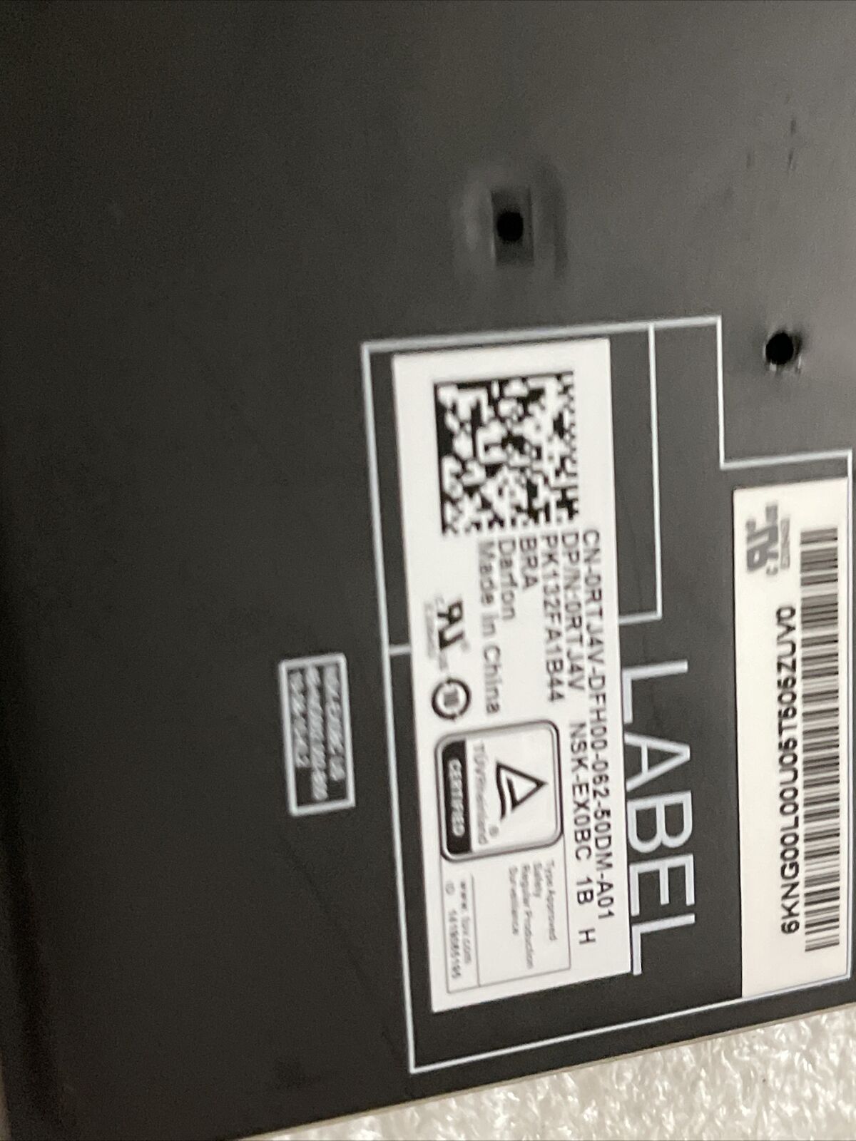 New Genuine Dell Precision 7530/7730/7740 Backlit Brazilian Keyboard  RTK4V H1K5