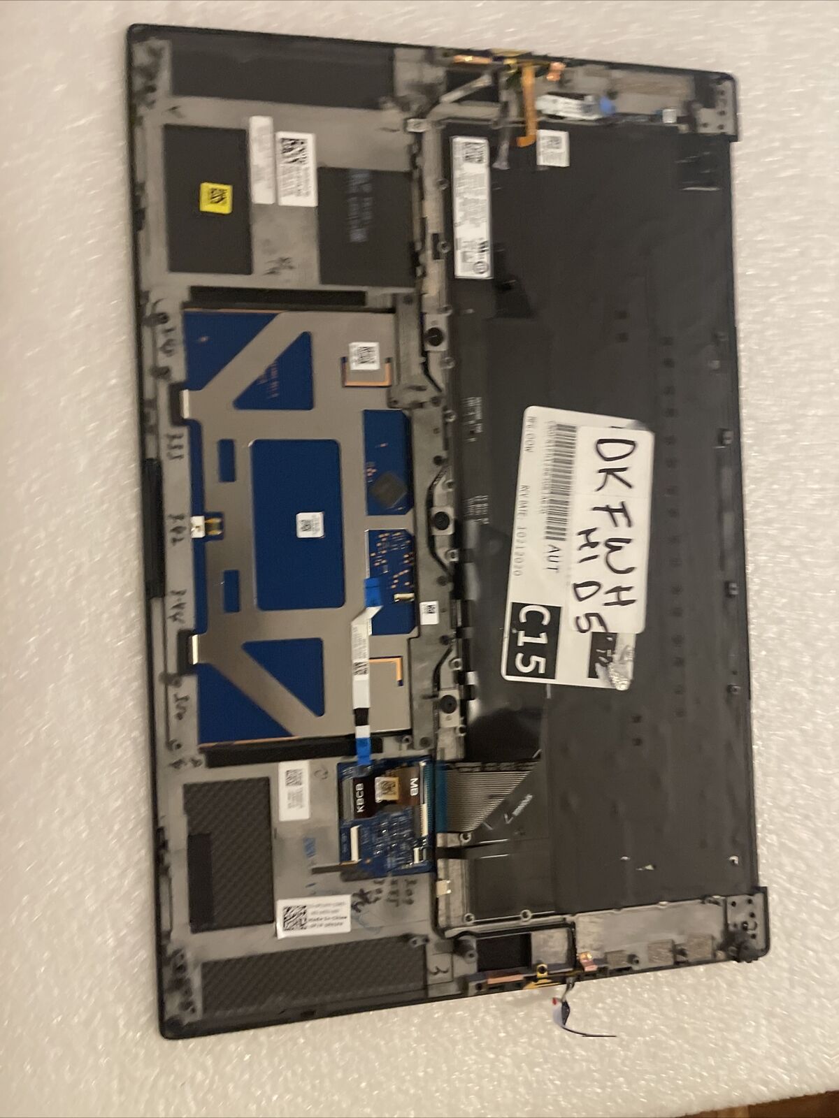 OEM DELL XPS 9500 Palmrest Touchpad FPR US Backlit Keyboard DKFWH 0DKFWH H1 D5