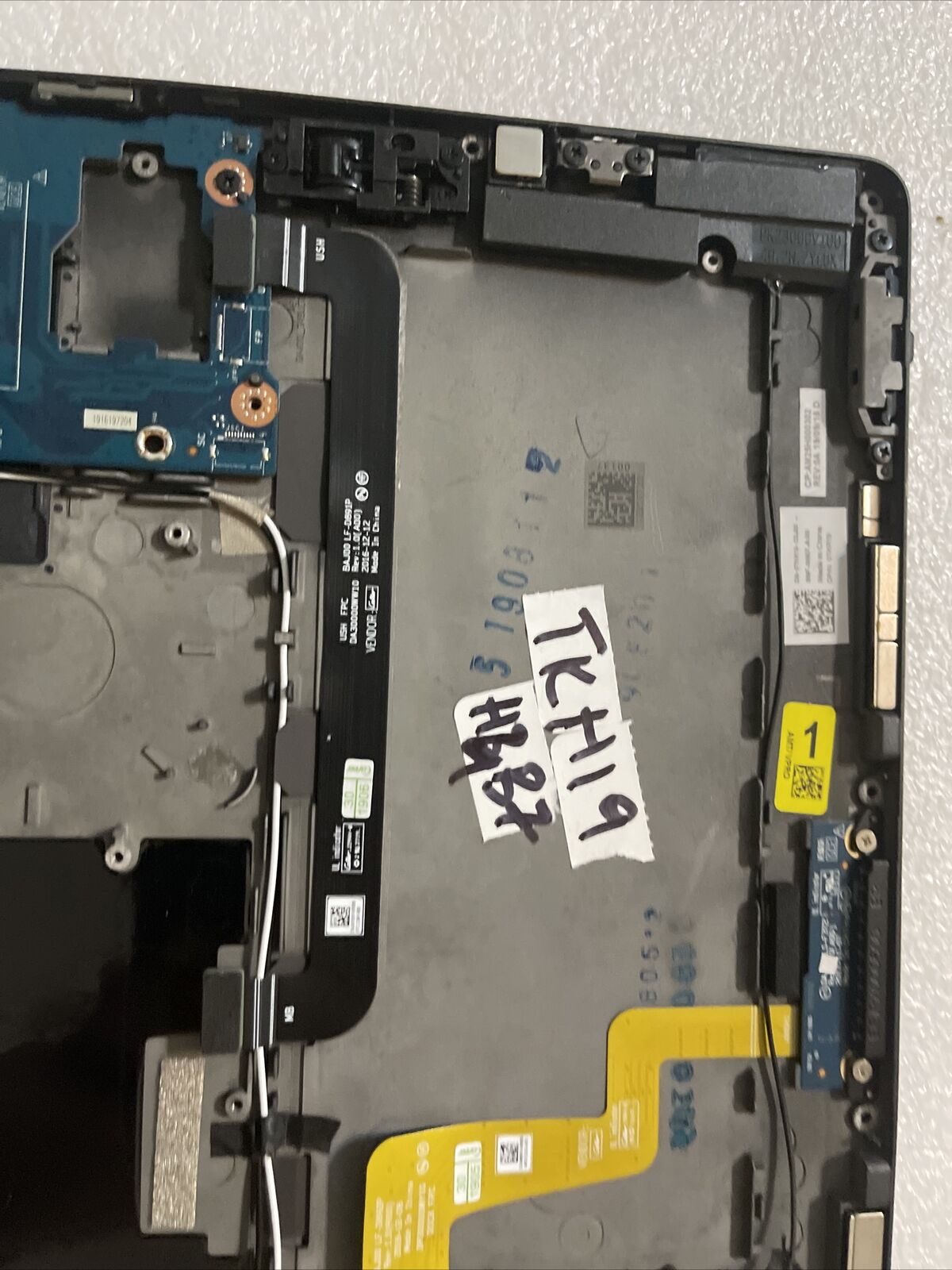 GENUINE DELL LATITUDE 12 5290 LCd Top Back Cover Extras Black T17G TKR19 H4 B7