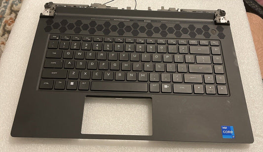 DELL ALIENWARE M15 R6 R7 LAPTOP US BACKLIT KEYBOARD PALMREST BLACK 1F2H0 MP P4