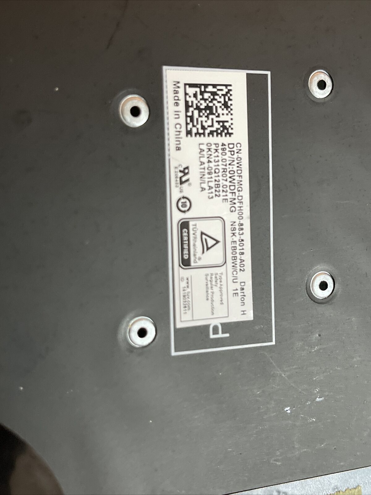 Dell Inspiron 13 5368 5378 5379 7368 7373 7375 7378 Spanish BCL Keyboard WDFMG