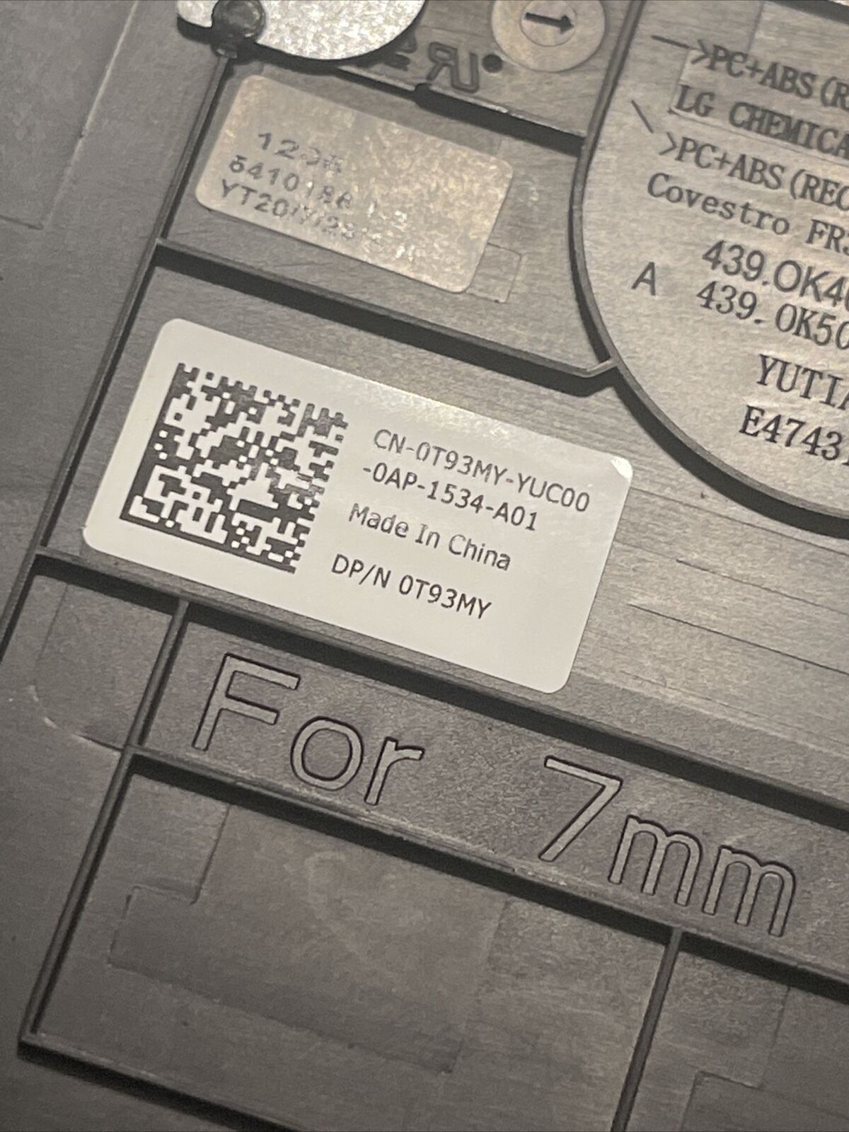 Oem Dell G5 SE 5505 LCD Palmrest spanish Keyboard Assembly T93MY 0T93MY P7