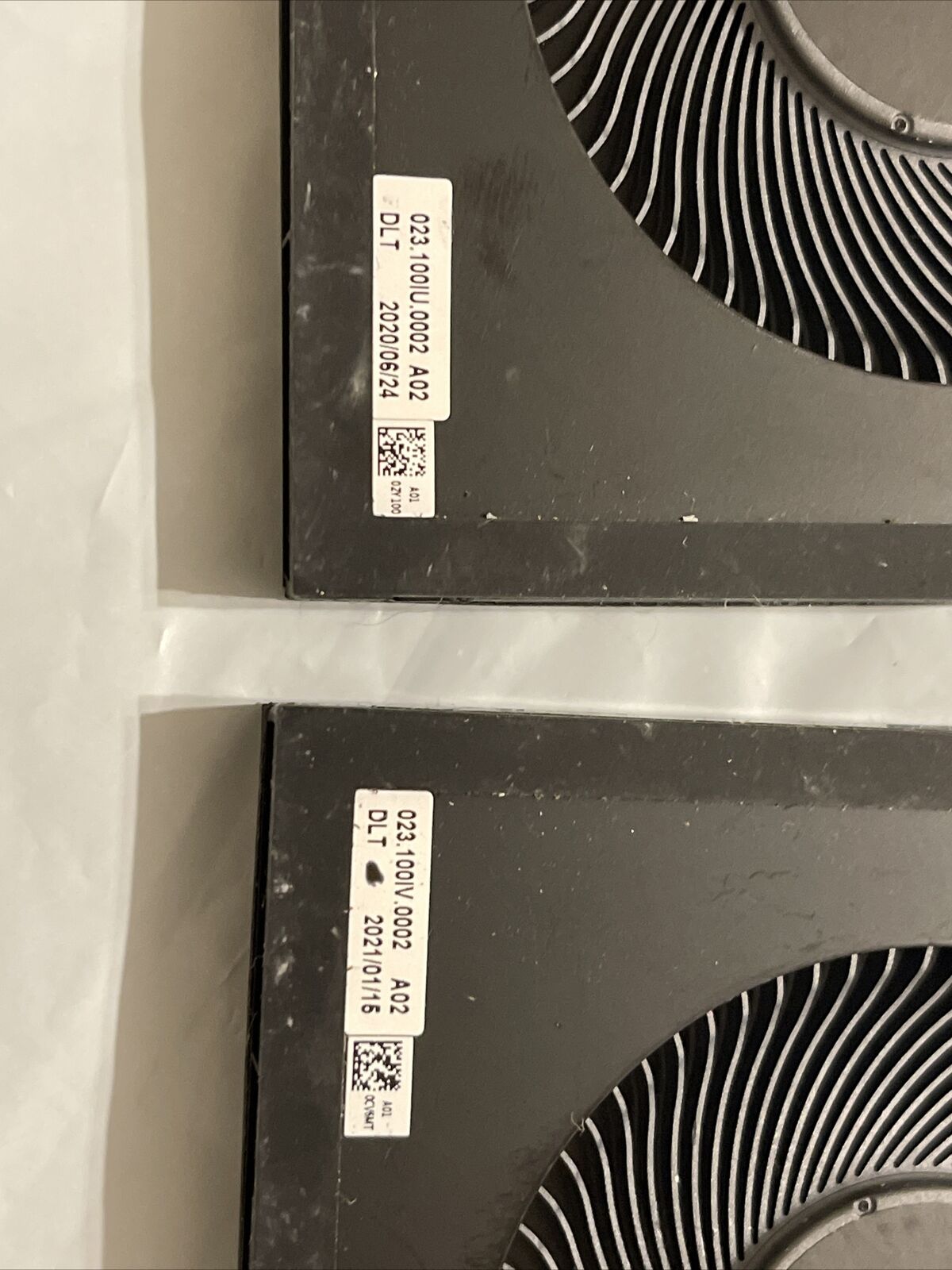 Gen DELL XPS 17 9700 Laptop CPU GPU Fans Fan 1 Fan2 DC5V 0MXF81 0P2FY9