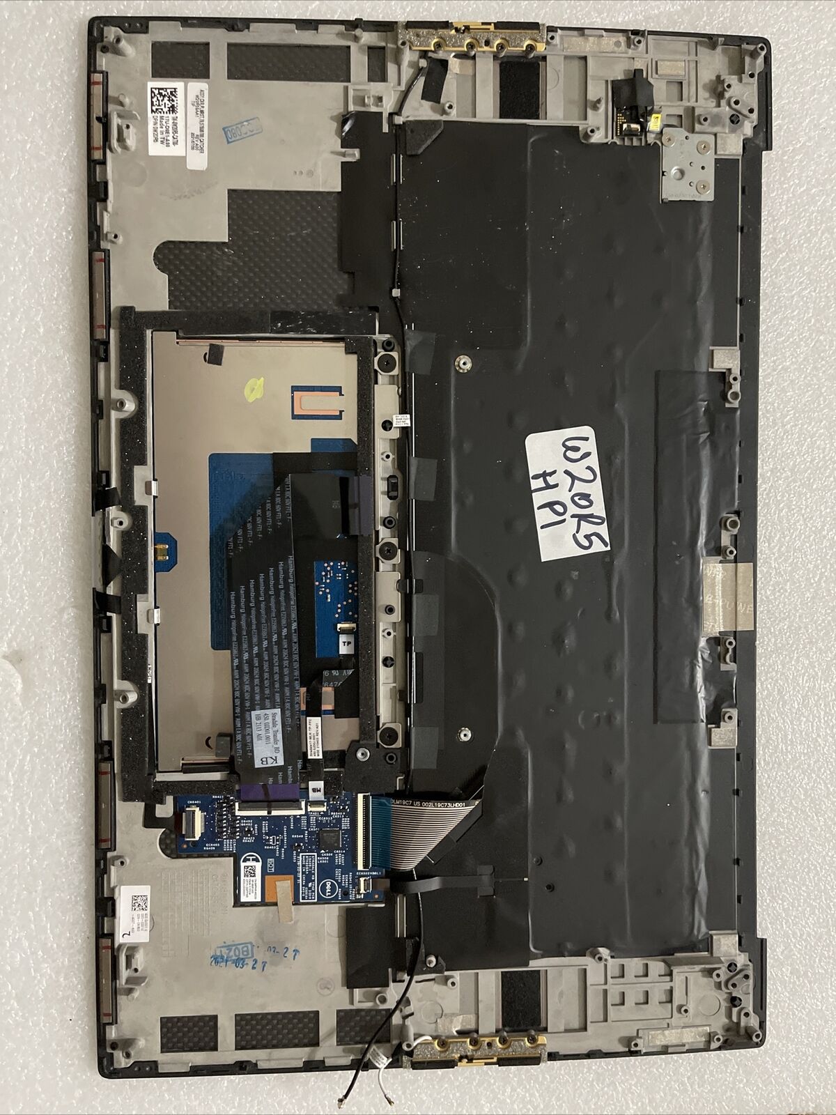 Dell XPS 17 9700 9710 9720 Touchpad Palmrest US Backlit Keyboard DW67K W20R5 HP1