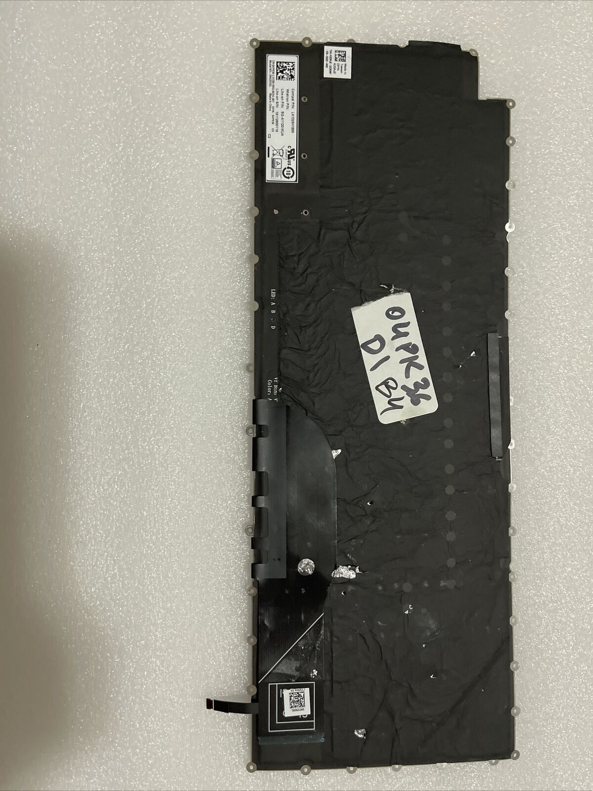 Dell XPS 9500 9510 9520 Laptop US English Backlit Keyboard DTXVP 4PK36 D1 B4
