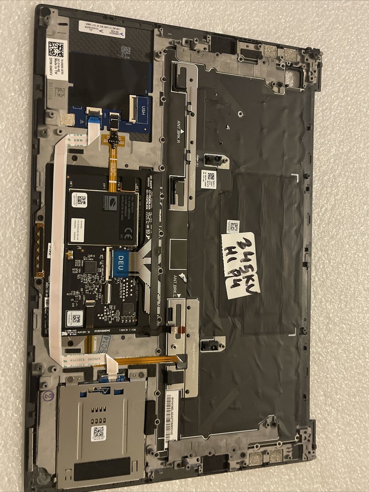 Dell Precision 14 5470 M5470 Palmrest Touchpad US English Keyboard 345KV H1 P4